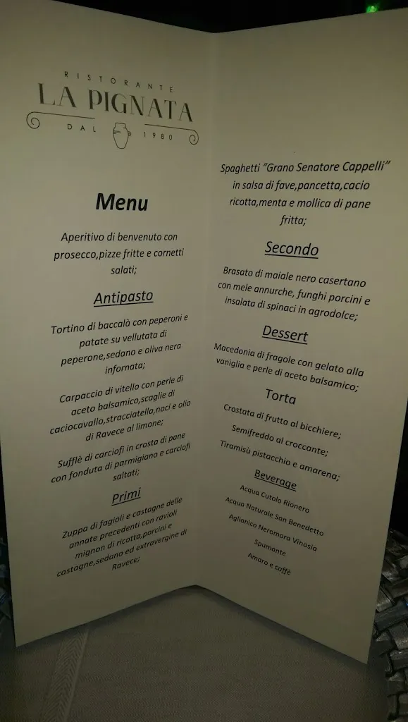 Menu_La Pignata_Ariano_immagine_2