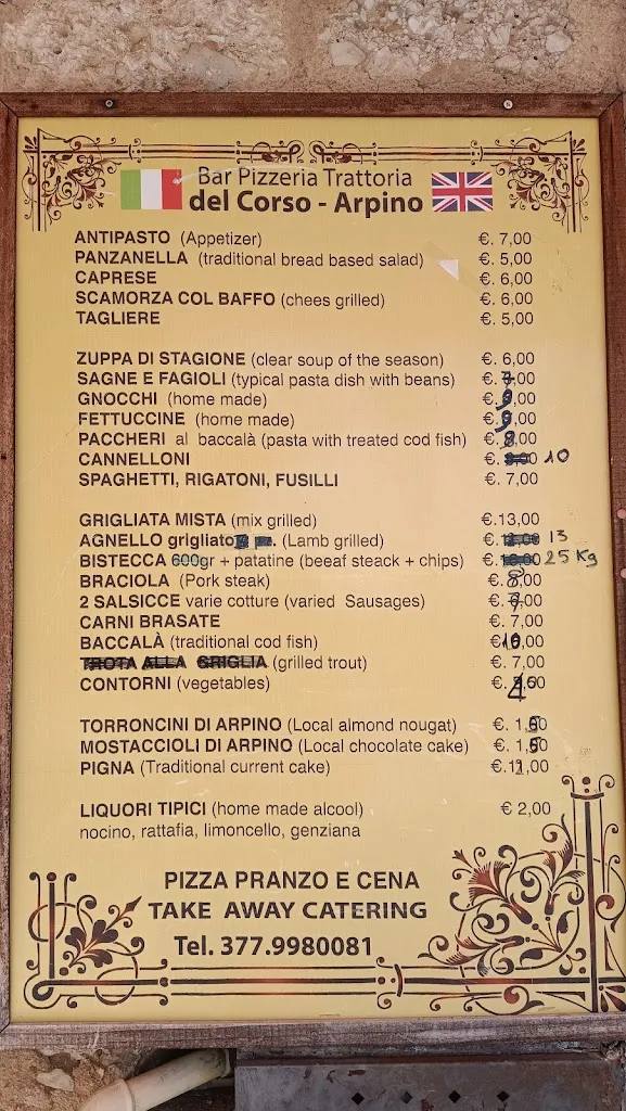 Menu_Trattoria Del Corso_Arpino_image_2