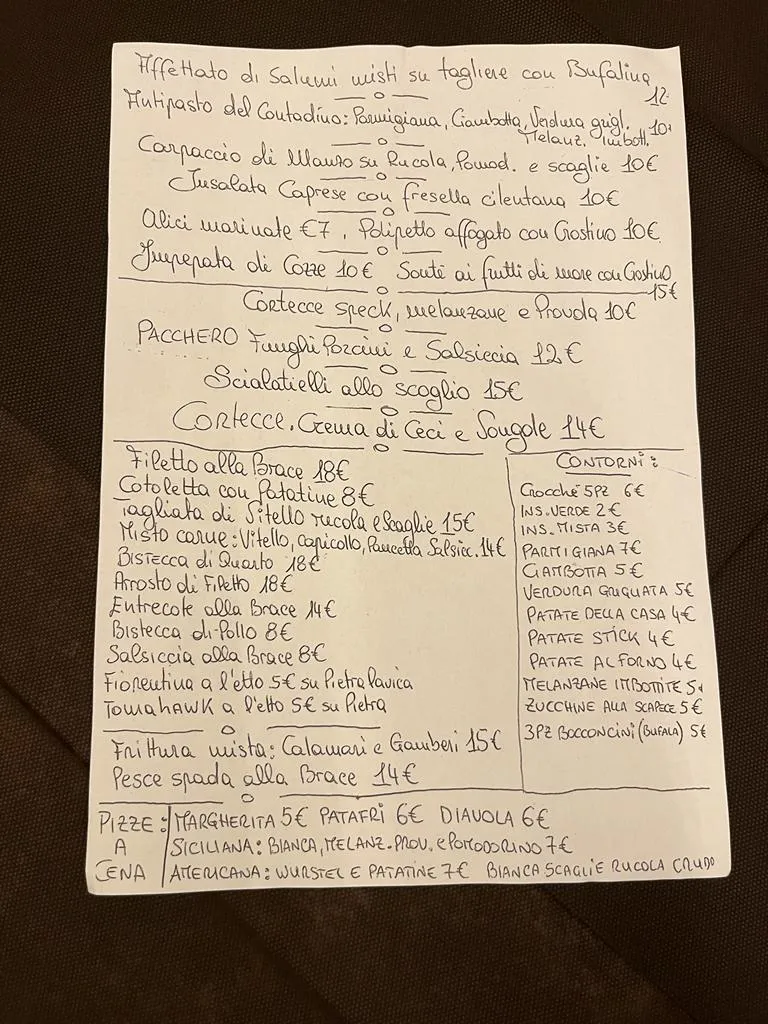 Menu_Ristorante Pizzeria 