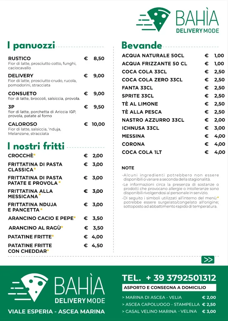 Menu_BAHÌA delivery mode_Ascea_image_2