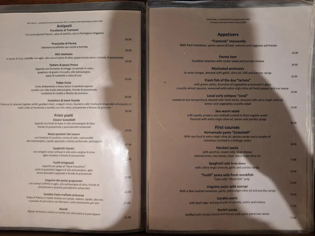 Menu_Ristorante Savò Quality Food_Atrani_immagine_3