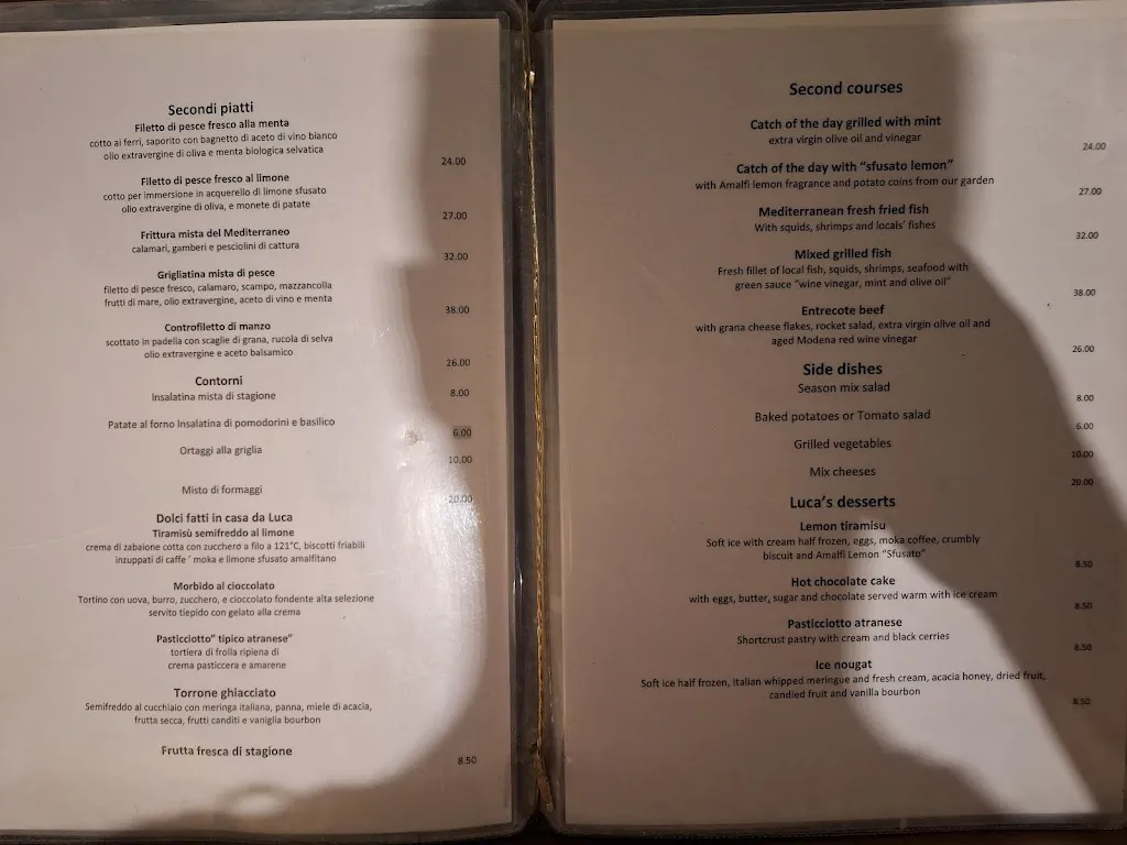 Menu_Ristorante Savò Quality Food_Atrani_immagine_4