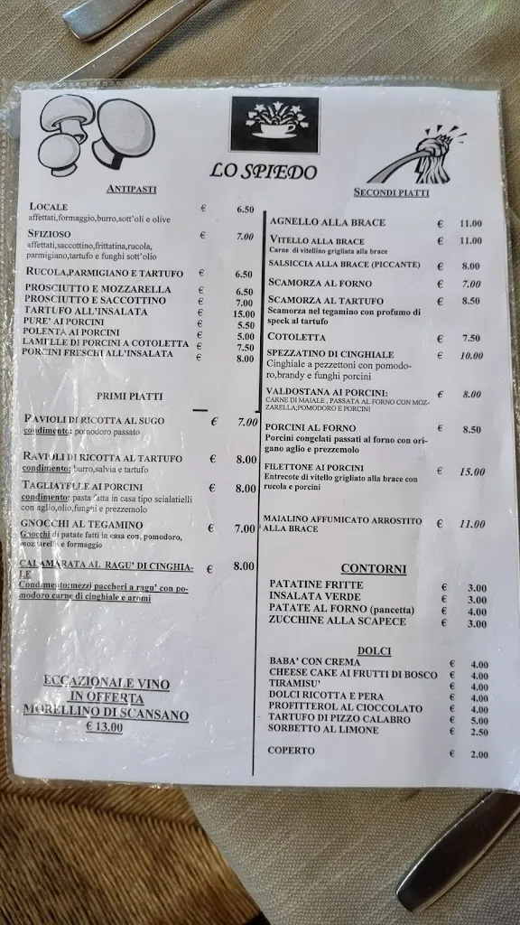 Menu_Ristorante Lo Spiedo_Bagnoli Irpino_immagine_4