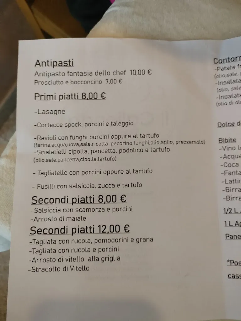 Menu_Ristorante Il Caliendo Bar Tabacchi Sala Giochi_Bagnoli Irpino_image_1