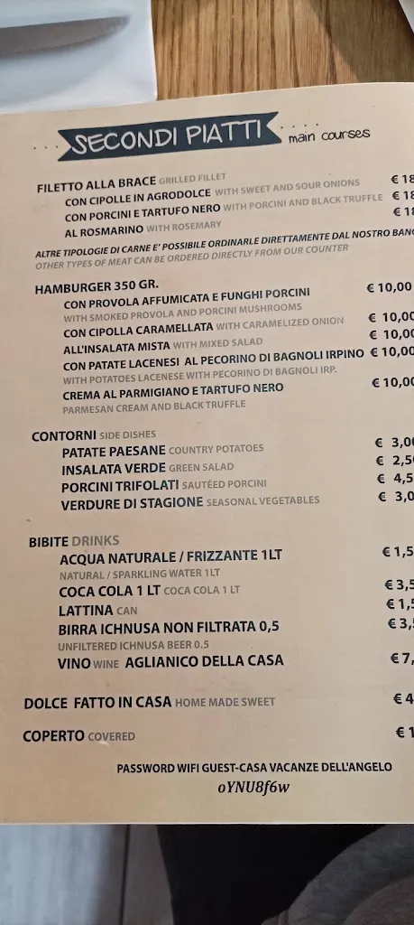 Menu_Braceria - Macelleria - Casa Dell’Angelo_Bagnoli Irpino_image_1
