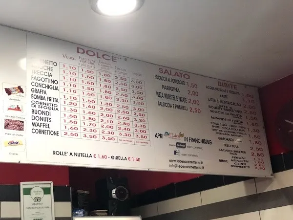 Menu_L'EDEN - Il paradiso del gusto_Bagnoli_immagine_1