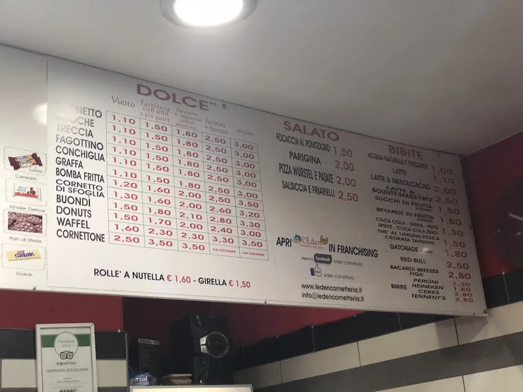 Menu_L'EDEN - Il paradiso del gusto_Bagnoli_immagine_2