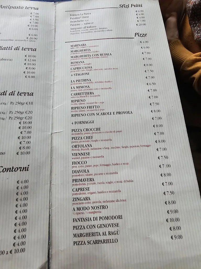 Menu_La Pietra - Pozzuoli_Bagnoli_image_1