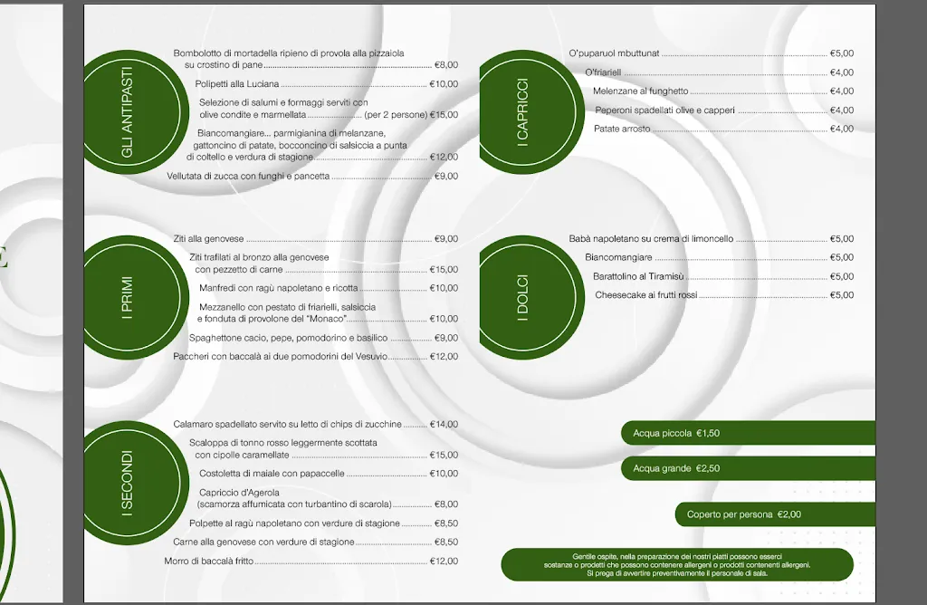 Biancomangiare - Cucina tipica napoletana Trattoria Osteria Napoli_Avvocata_menu_image_1