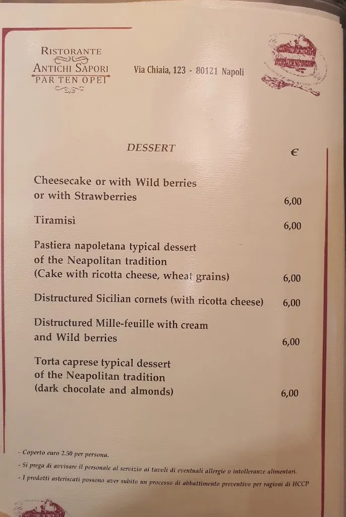 Menu_Antichi Sapori Partenopei Restaurant_Avvocata_image_3