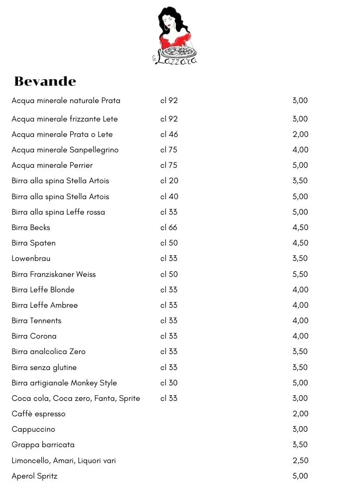 Menu_La Lazzara Trattoria e Pizzeria_Avvocata_image_2
