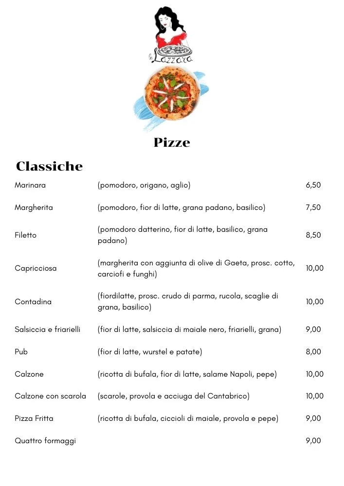 Menu_La Lazzara Trattoria e Pizzeria_Avvocata_image_4