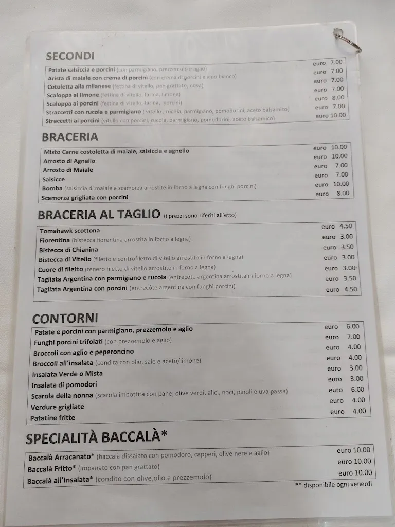 Menu_RISTORANTE AL FUNGO VELENOSO DI D`URSO CARMELA_Banzano_image_1
