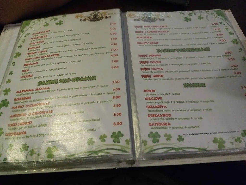 Menu_Sir Tommy Flynns_Baronissi_image_1