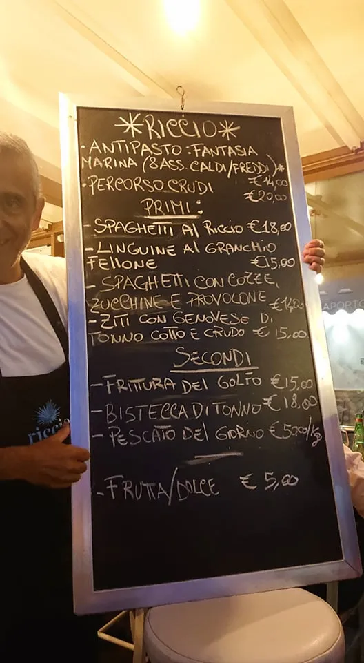 Menu_Riccio Restaurant Baia Porto_Baia_image_2