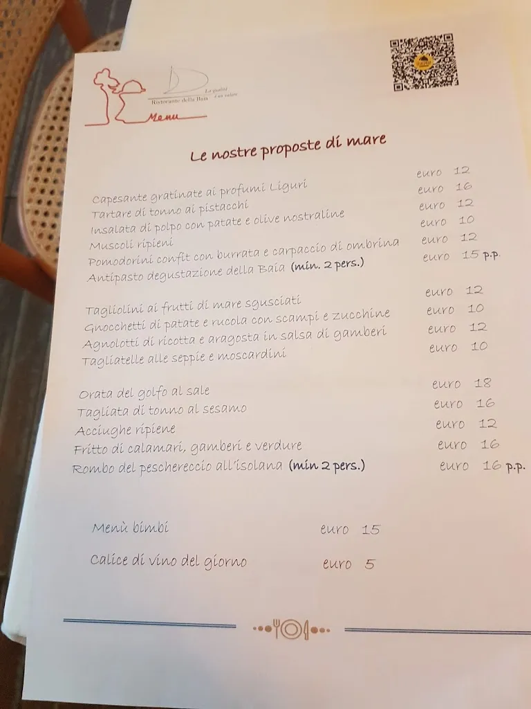 Menu_Ristorante della Baia_Baia_image_1