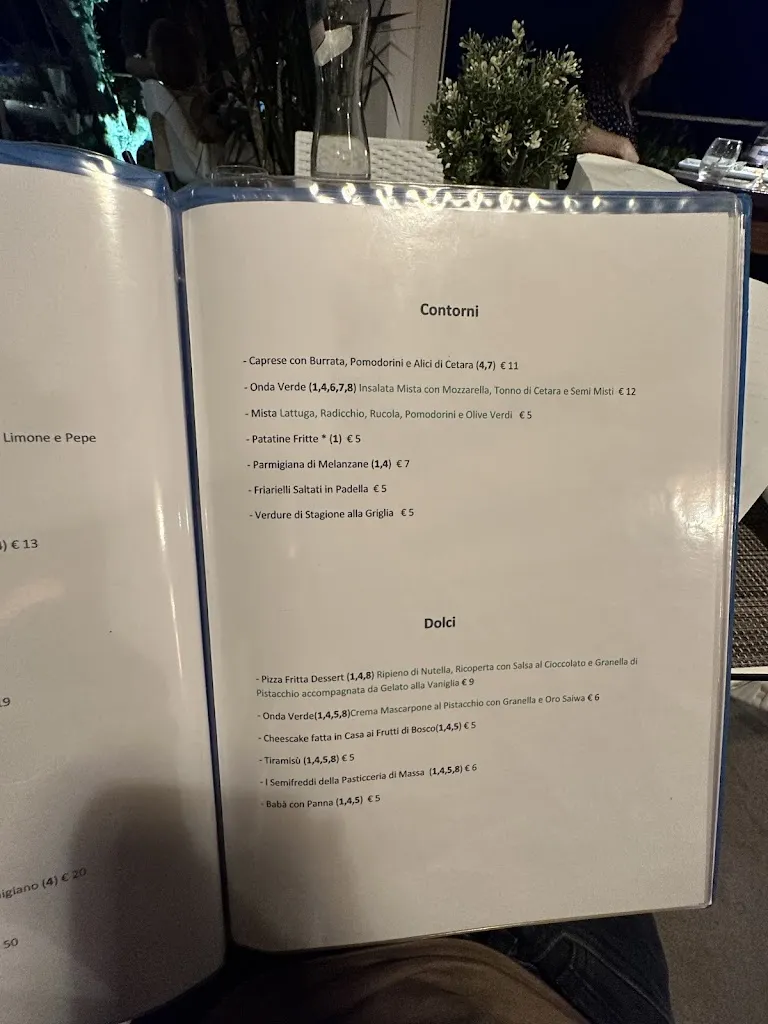 Menu_Ristorante Pizzeria Onda Verde_Barano d'Ischia_image_1