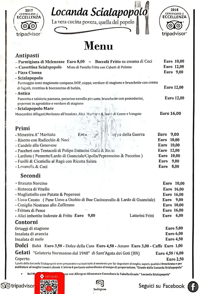 Menu_Locanda Scialapopolo_Benevento_image_1