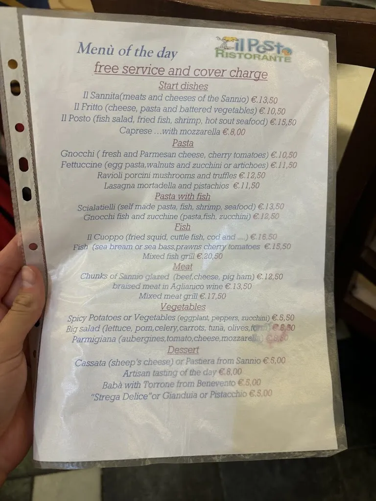 Menu_Ristorante Il Posto_Benevento_image_2