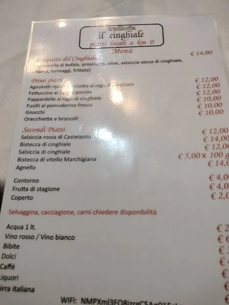 Menu_Trattoria Il cinghiale_Benevento_image_3
