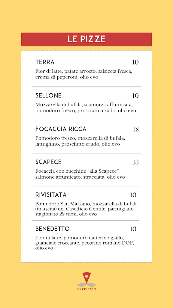 Menu_Il Capriccio - Pizzeria Rocca D'Evandro_Bivio Mortola_image_3