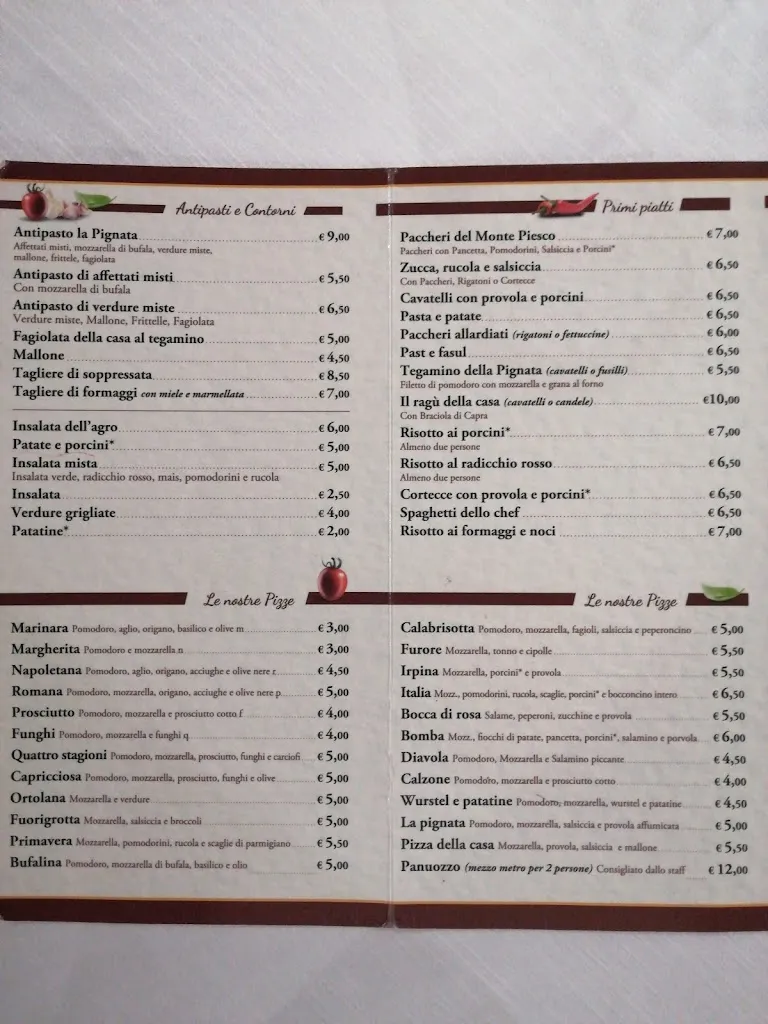 Menu_Osteria La Pignata_Bracigliano_image_1