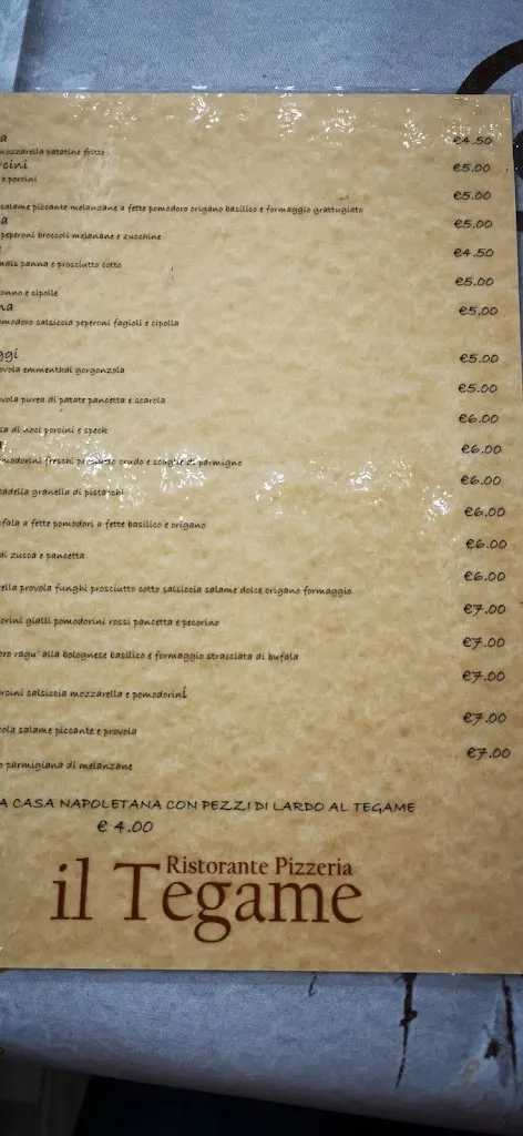Menu_Il Tegame - Ristorante Pizzeria_Bracigliano_image_3