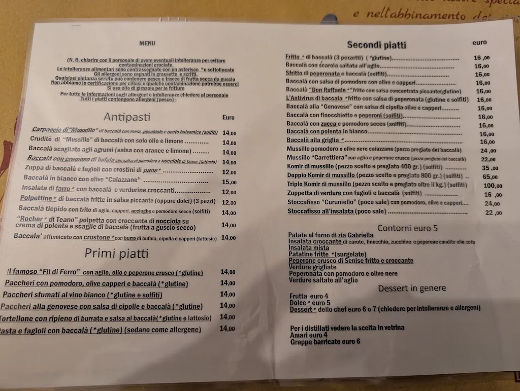 Menu_Osteria del baccalà_Caianello_image_1