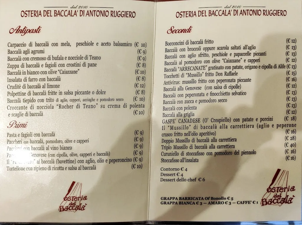 Menu_Osteria del baccalà_Caianello_image_4