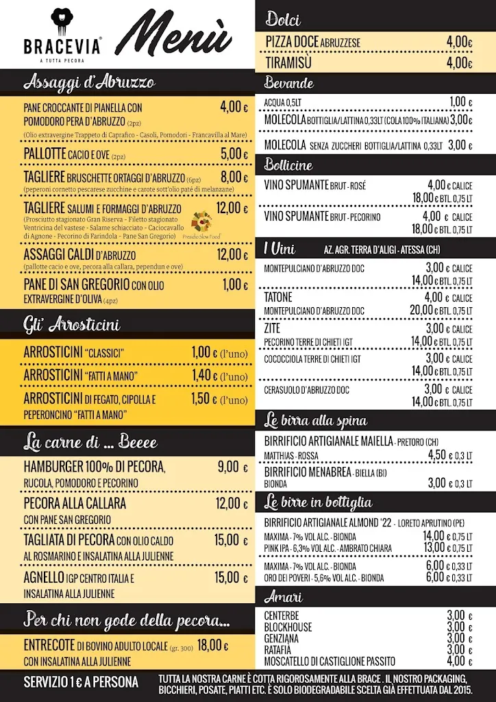 Menu_Bracevia A Tutta Pecora_Francavilla al Mare_image_1