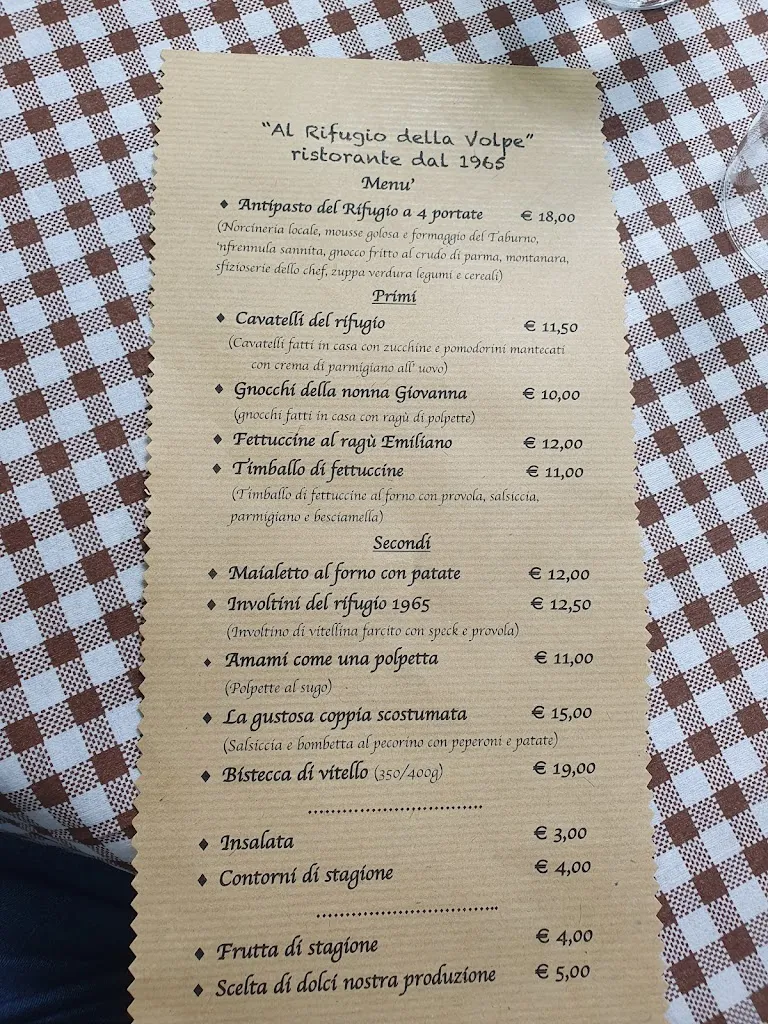 Menu_Al Rifugio della Volpe_Campoli del Monte Taburno_image_1