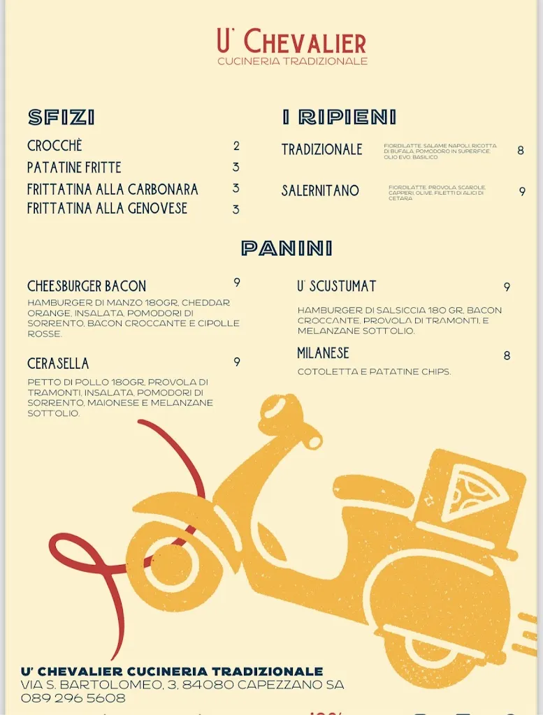 Menu_U' Chevalier Pizzeria & trattoria_Capezzano-Cologna_image_2