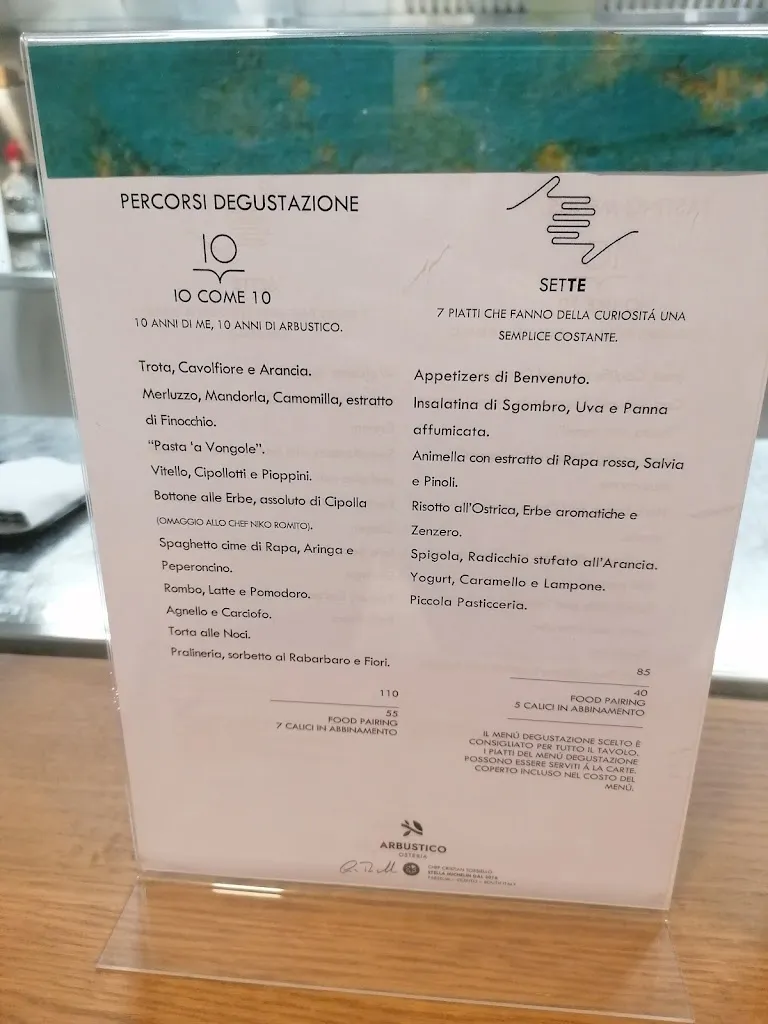 Menu_Osteria Arbustico_Capaccio_image_2