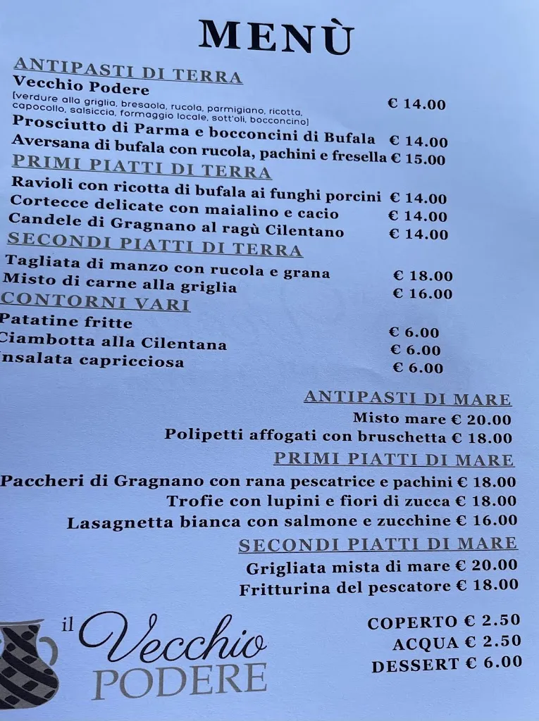 Menu_Ristorante Il Vecchio Podere_Capaccio_image_2