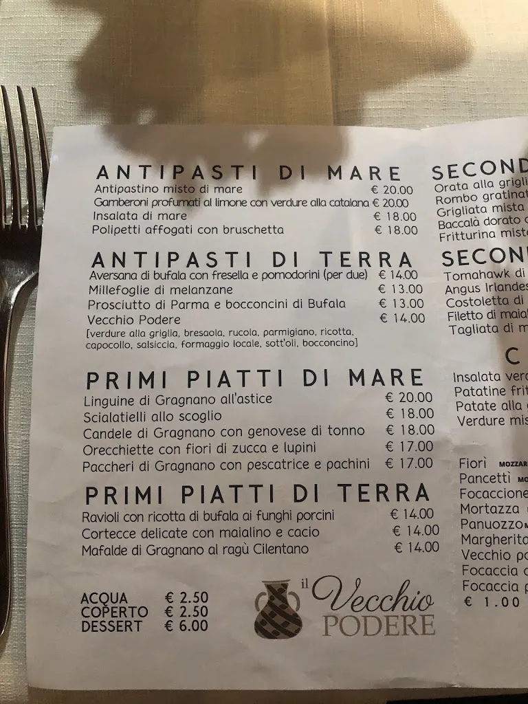 Menu_Ristorante Il Vecchio Podere_Capaccio_image_4