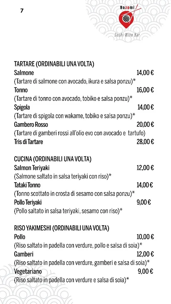 Menu_Nozomi sushi wine bar_Capaccio Scalo_image_1