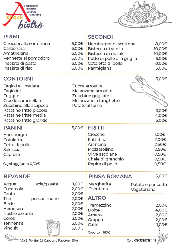 Menu_Annunziato snack bistrò_Capaccio Scalo_image_1