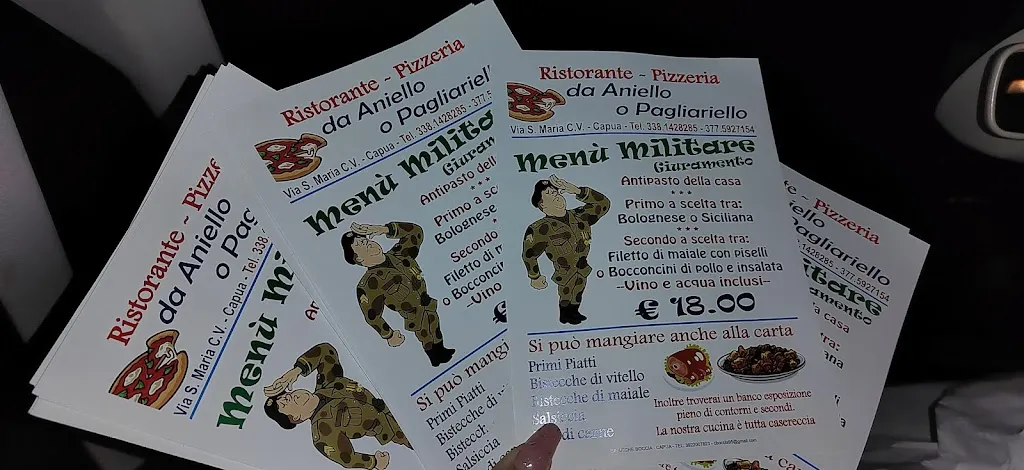 Menu_Trattoria Aniello al Pagliariello'_Capua_image_2