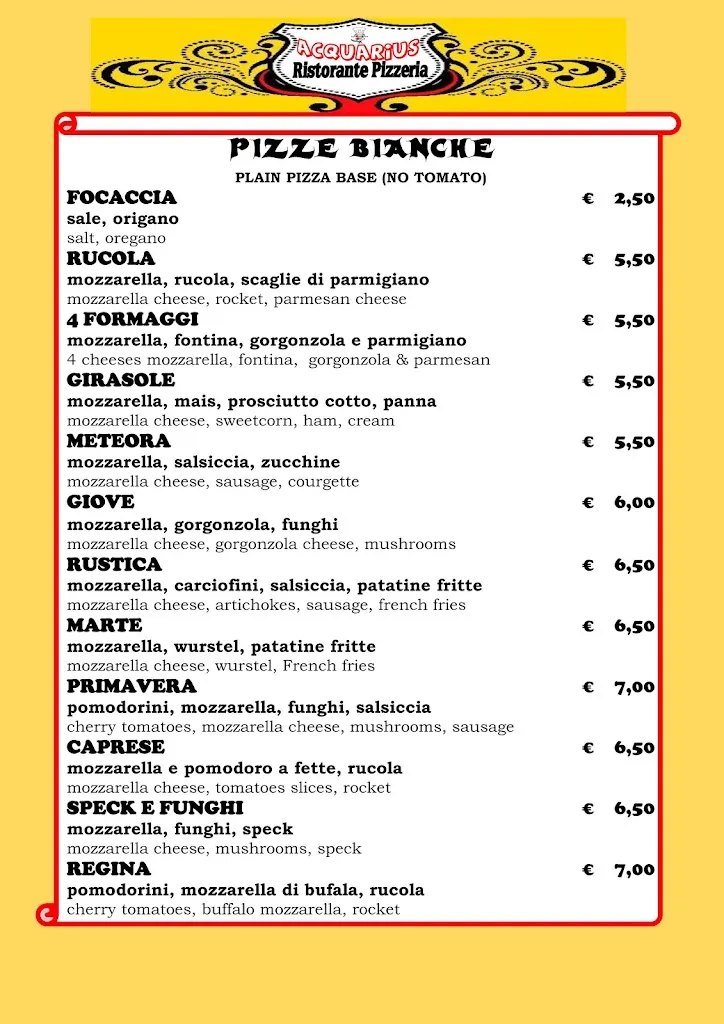 Menu_Ristorante Pizzeria ACQUARIUS_Francavilla al Mare_image_1