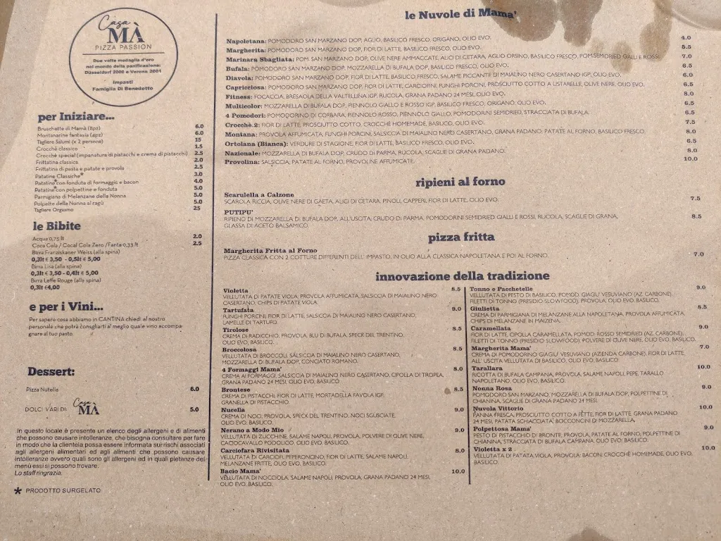 Menu_Vittorino Osteria Contemporanea_Capua_image_1