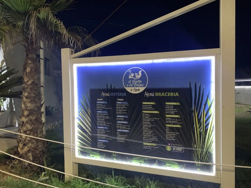 Menu_Il Gatto e la Volpe a Mare_Francavilla al Mare_immagine_2