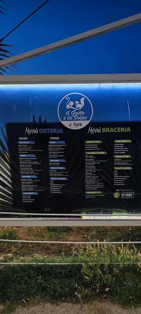 Menu_Il Gatto e la Volpe a Mare_Francavilla al Mare_immagine_3