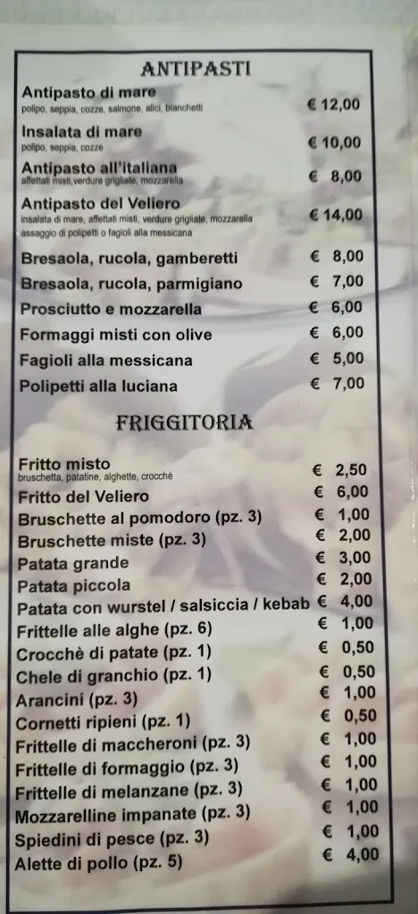 Menu_Il Veliero_Casal di Principe_image_4