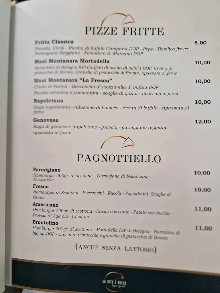 Menu_Pizzeria La Vita è Bella_Casal di Principe_image_1