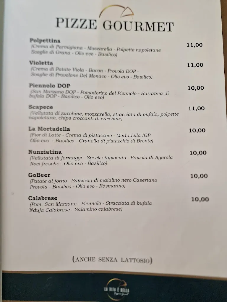 Menu_Pizzeria La Vita è Bella_Casal di Principe_image_2