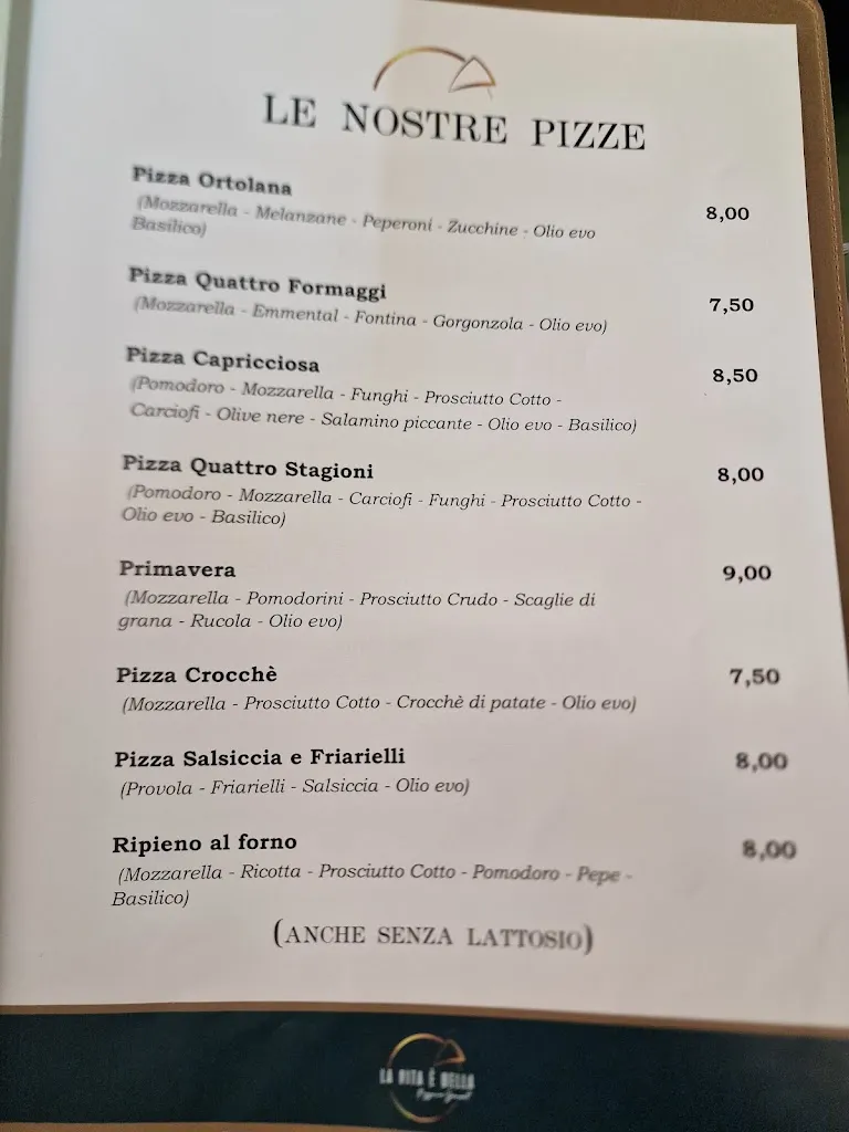 Menu_Pizzeria La Vita è Bella_Casal di Principe_image_3