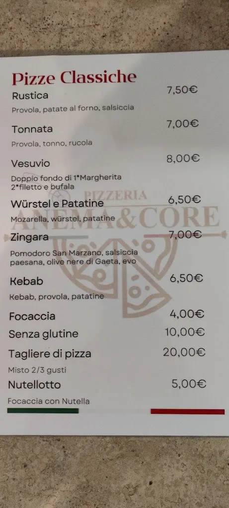 Menu_Pizzeria Anema&Core_Casal di Principe_image_4