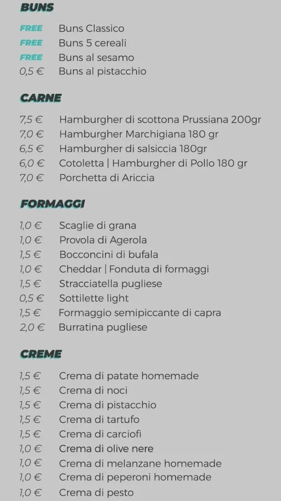 Menu_Babecù Burger_Casal di Principe_immagine_1