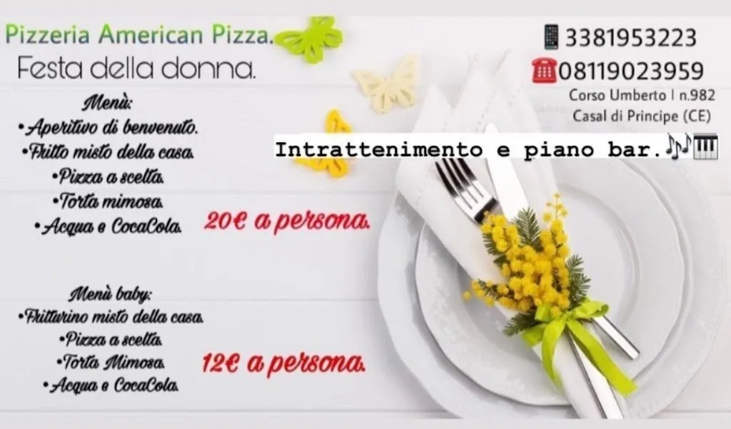 Menu_American Pizza #Margheritacomeme_Casal di Principe_image_1