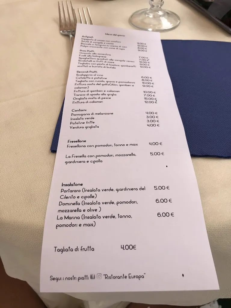 Menu_Ristorante Europa_Casal Velino_image_1